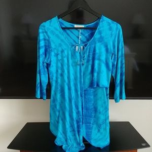 Zen Knits NWT Blue Tunic